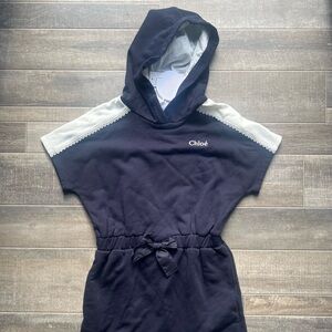 Chloe girls hooded dress